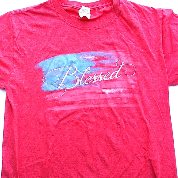 Blessed T-Shirt Ladies S Fruit of the Loom - Picture 1 of 1